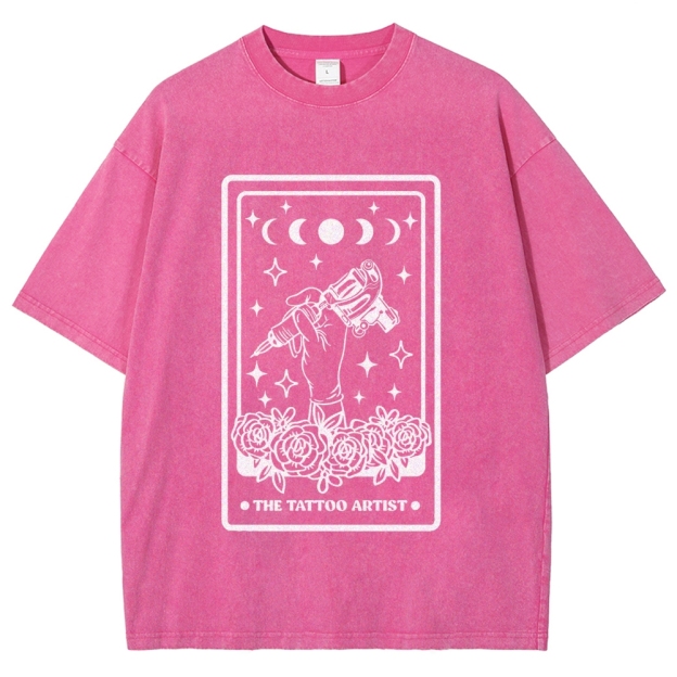 Tattoo Artist Unisex Fit Washed T-Shirt Customscool