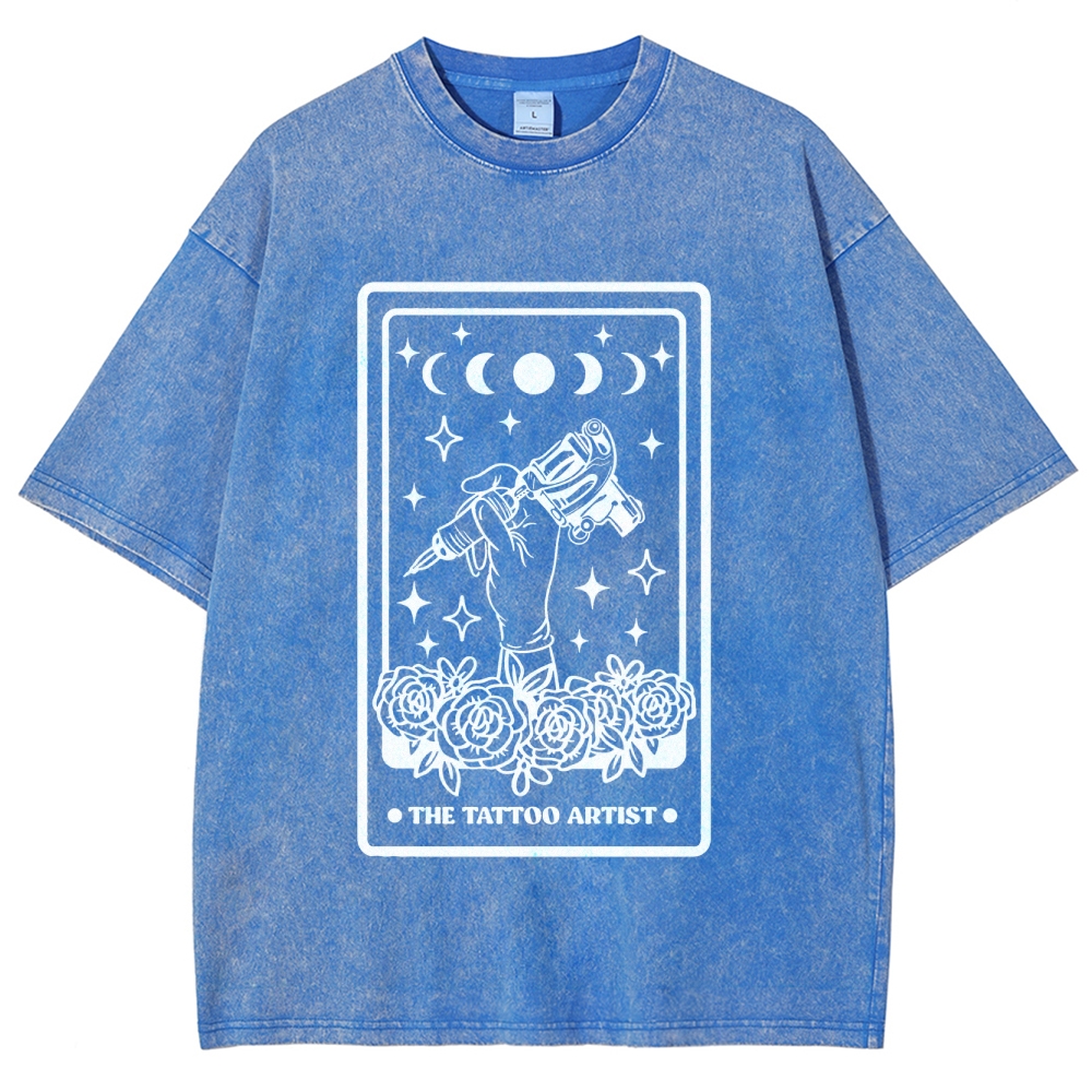 Tattoo Artist Unisex Fit Washed T-Shirt Customscool