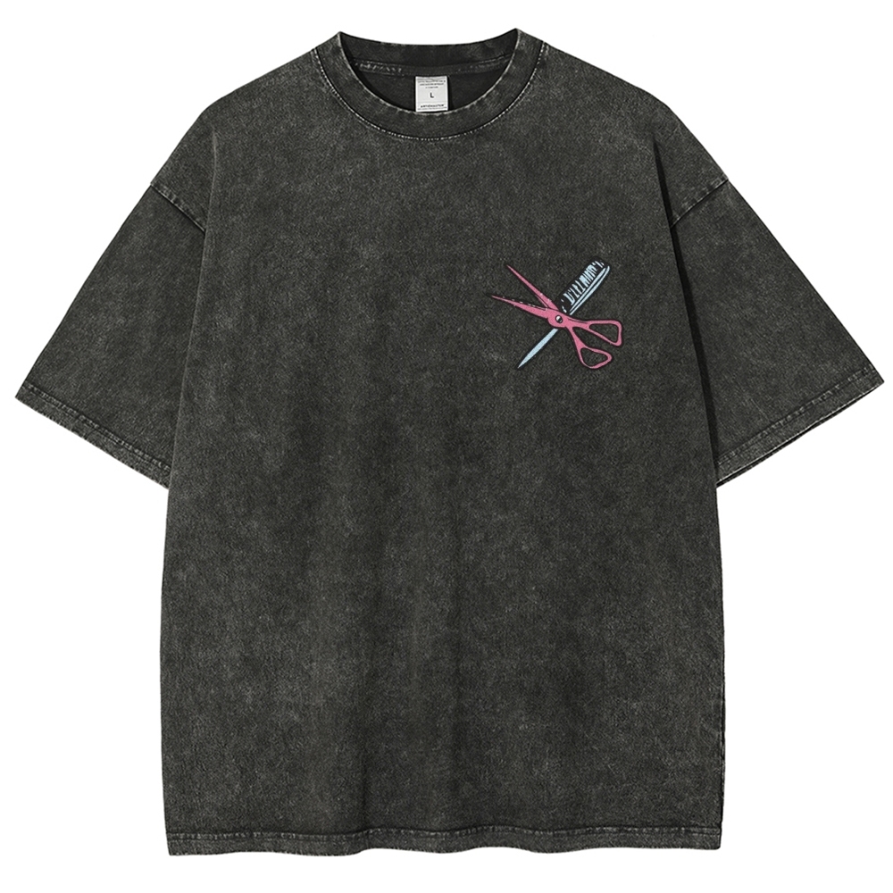 Hairstylist Unisex Fit Washed T-Shirt Customscool