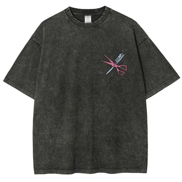Hairstylist Unisex Fit Washed T-Shirt Customscool