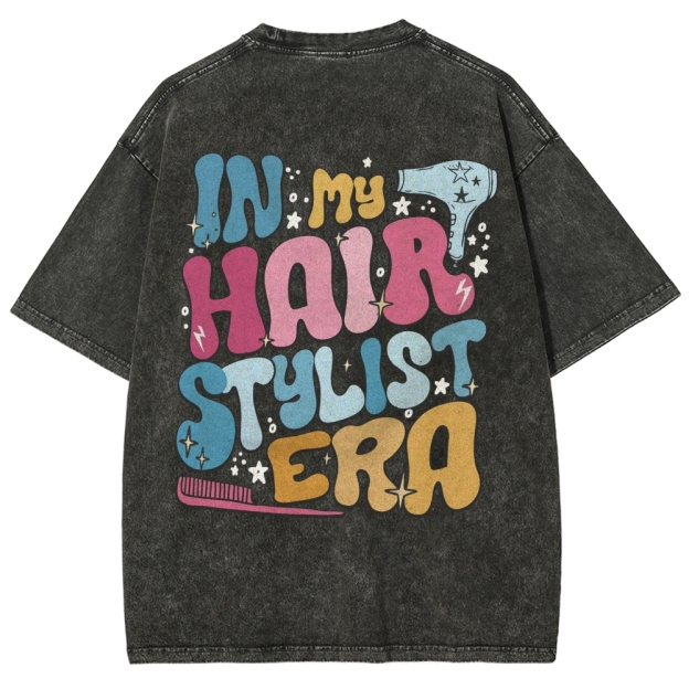 Hairstylist Unisex Fit Washed T-Shirt Customscool