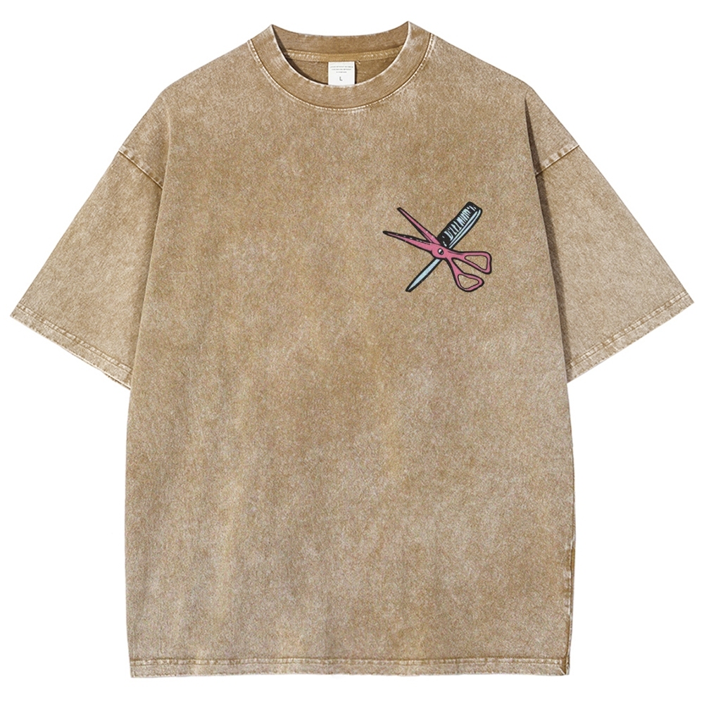 Hairstylist Unisex Fit Washed T-Shirt Customscool