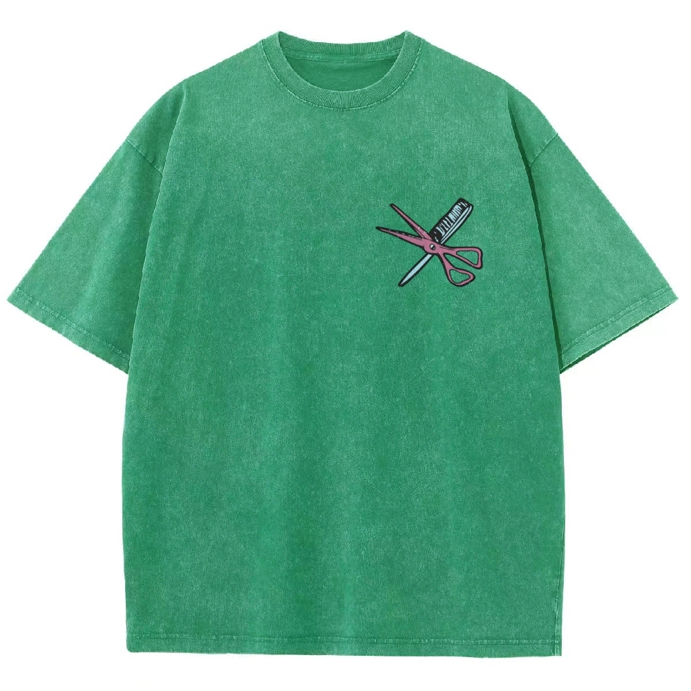 Hairstylist Unisex Fit Washed T-Shirt Customscool