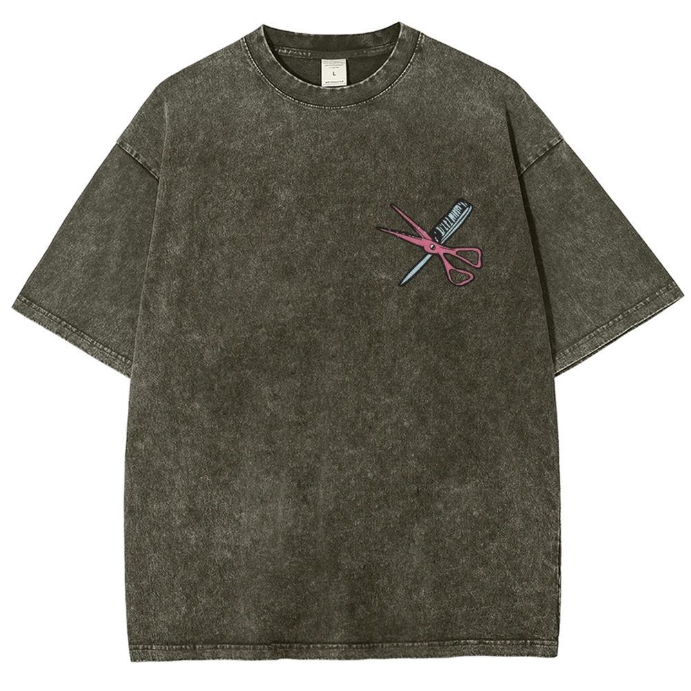 Hairstylist Unisex Fit Washed T-Shirt Customscool