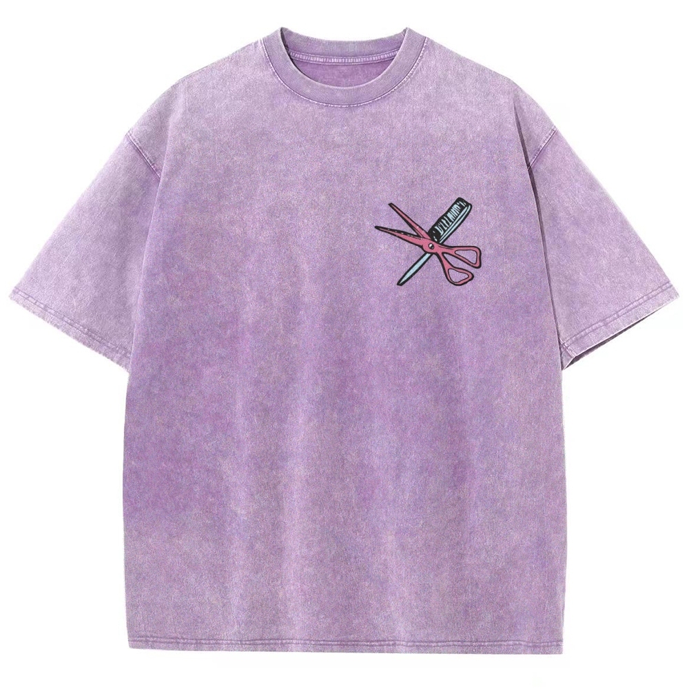 Hairstylist Unisex Fit Washed T-Shirt Customscool