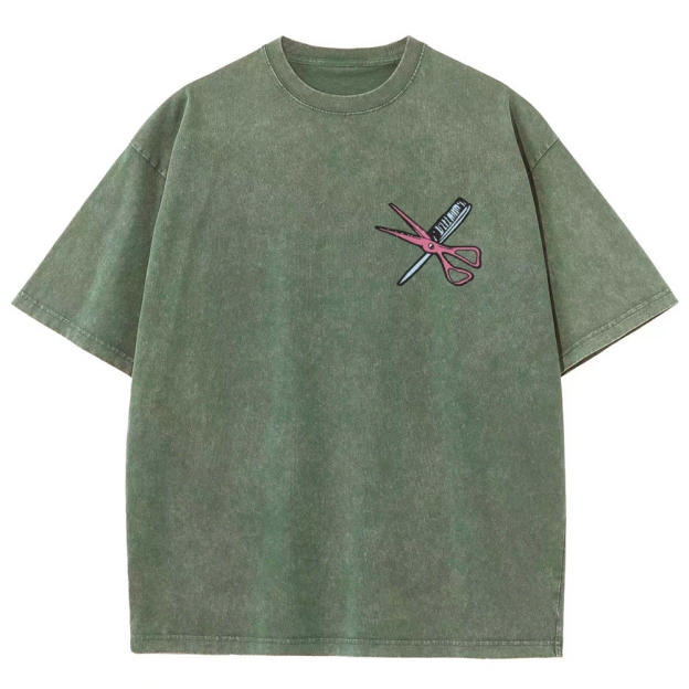 Hairstylist Unisex Fit Washed T-Shirt Customscool