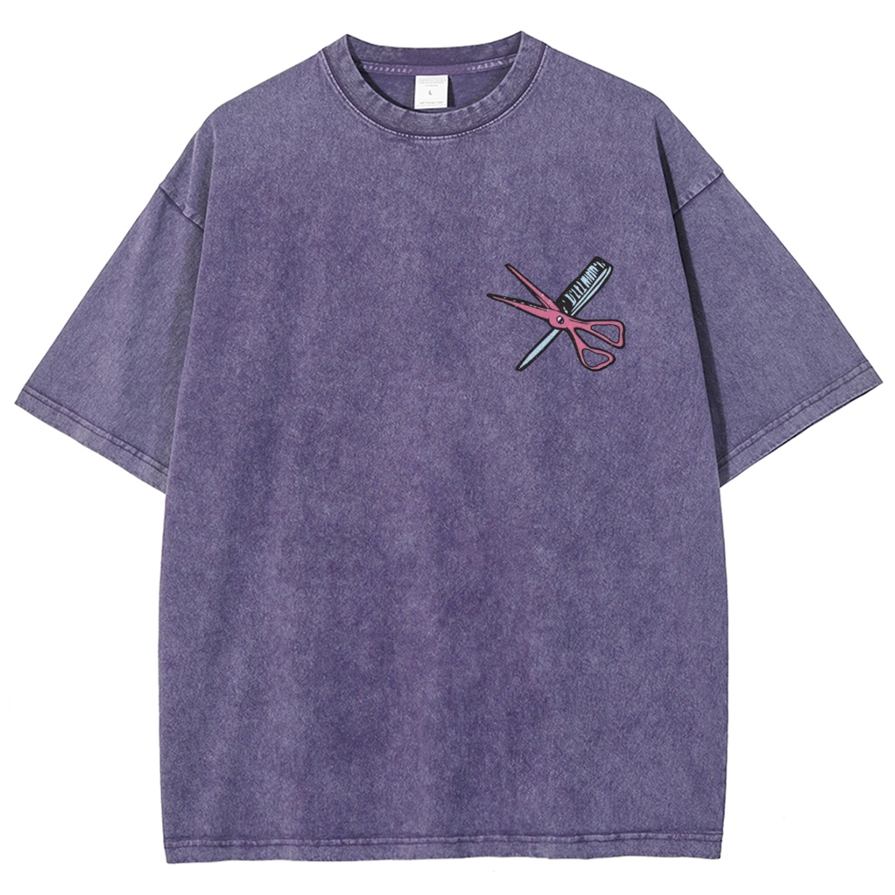 Hairstylist Unisex Fit Washed T-Shirt Customscool