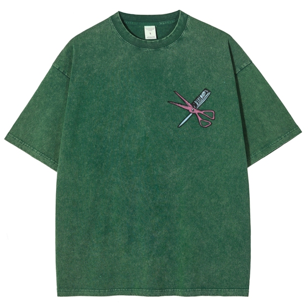 Hairstylist Unisex Fit Washed T-Shirt Customscool