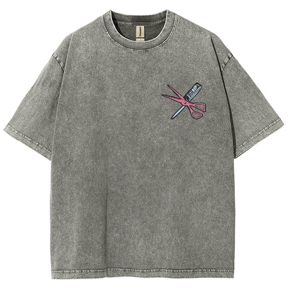 Hairstylist Unisex Fit Washed T-Shirt Customscool