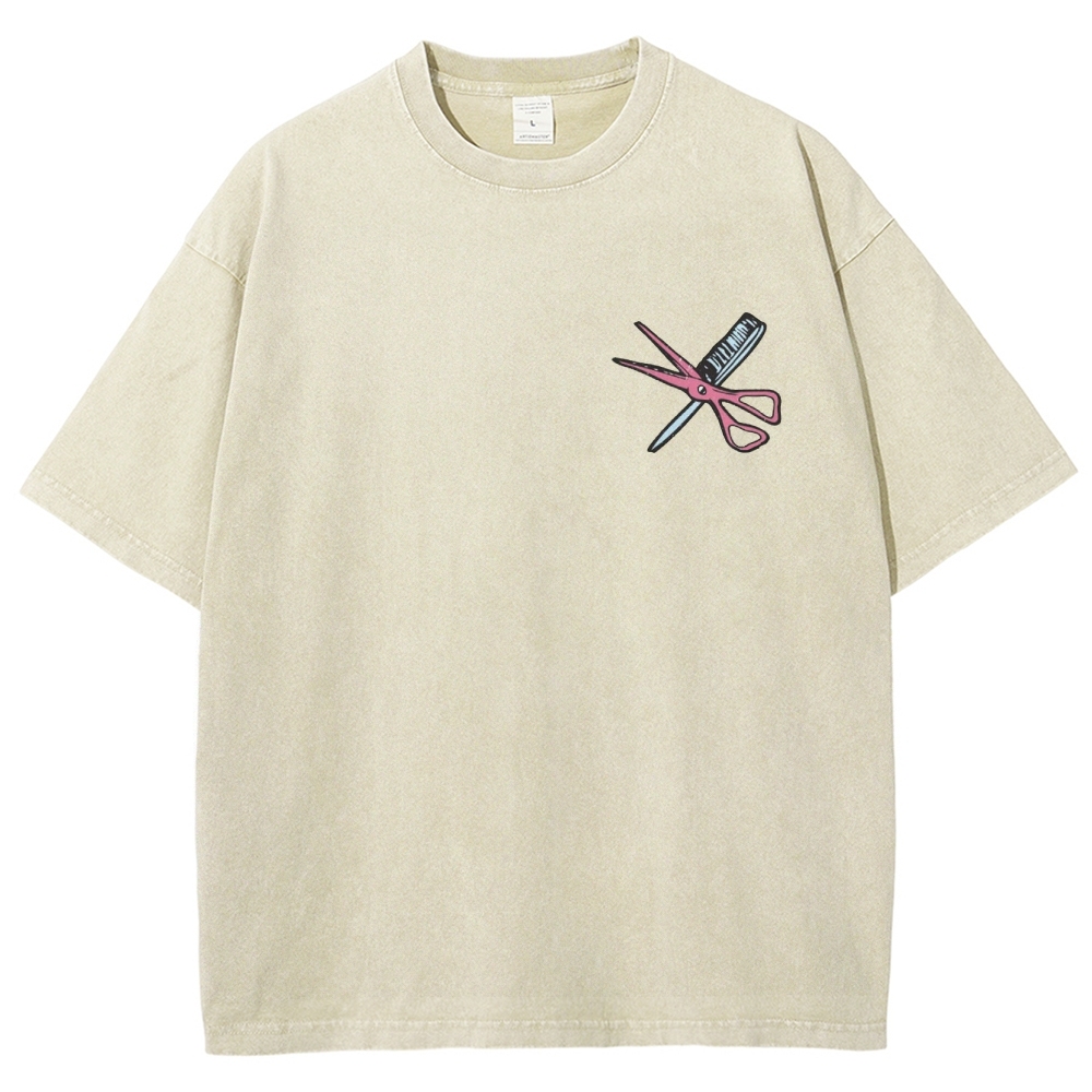 Hairstylist Unisex Fit Washed T-Shirt Customscool