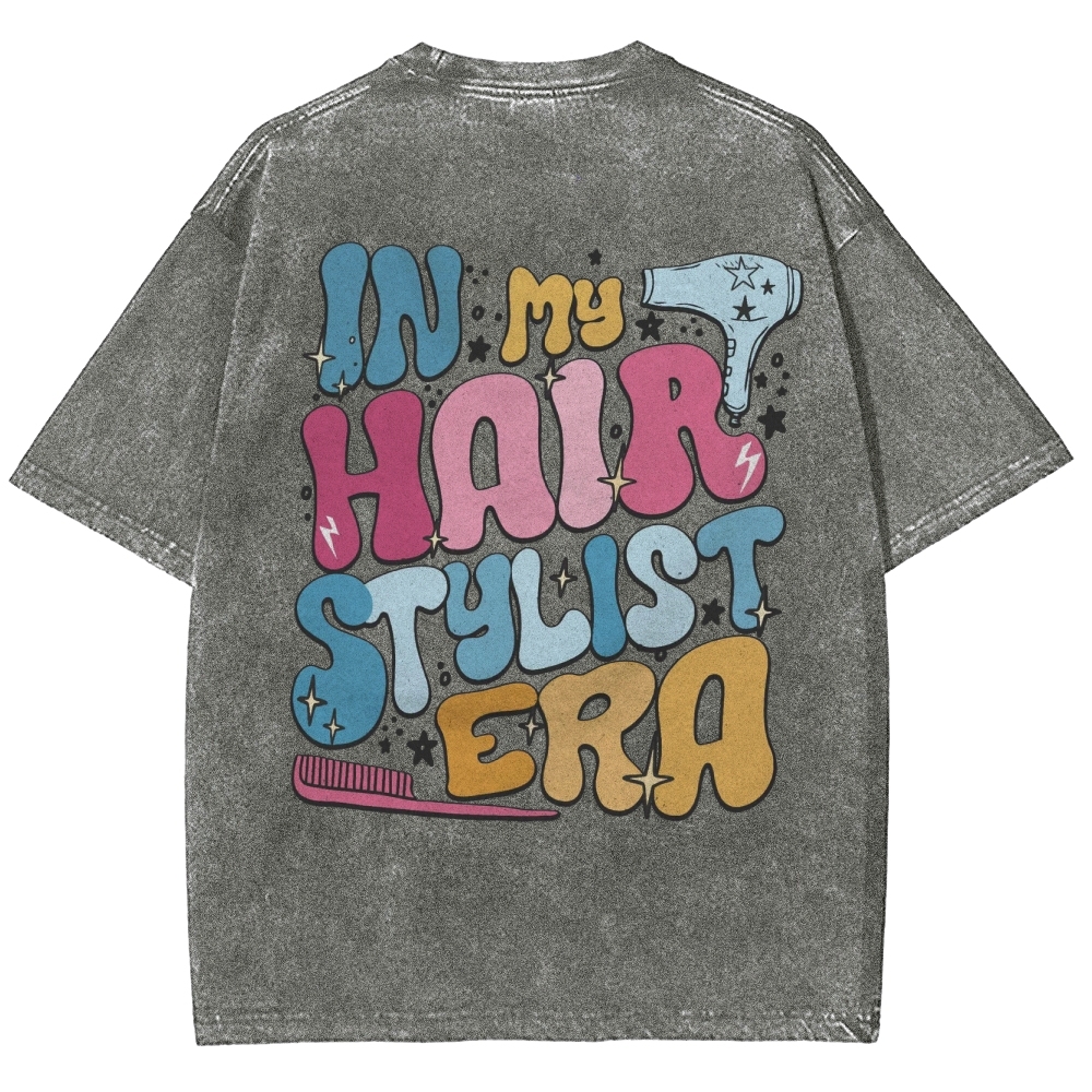 Hairstylist Unisex Fit Washed T-Shirt Customscool