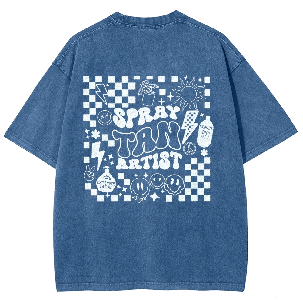 Unisex Fit Washed T-Shirt Customscool 2407003559