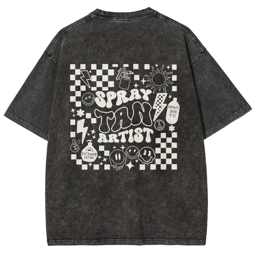 Unisex Fit Washed T-Shirt Customscool 2407003559