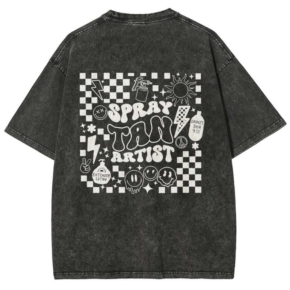 Unisex Fit Washed T-Shirt Customscool 2407003559