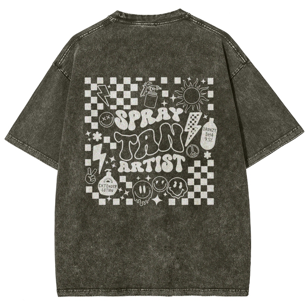 Unisex Fit Washed T-Shirt Customscool 2407003559