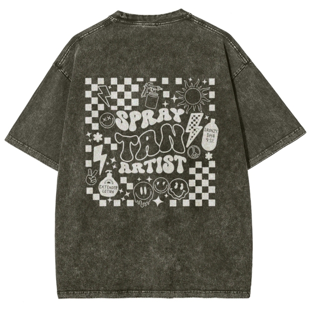 Unisex Fit Washed T-Shirt Customscool 2407003559