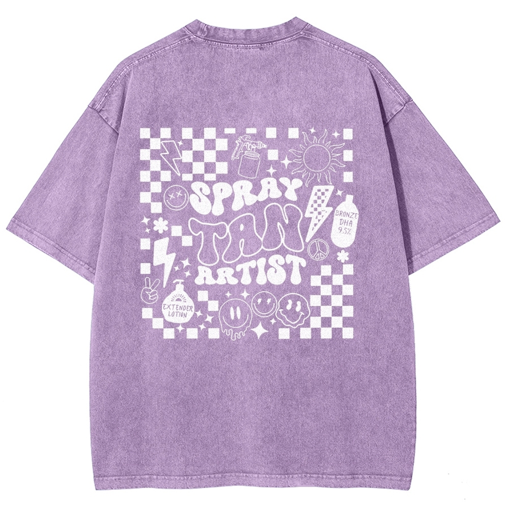 Unisex Fit Washed T-Shirt Customscool 2407003559