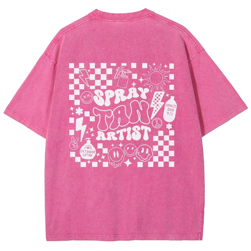 Unisex Fit Washed T-Shirt Customscool 2407003559
