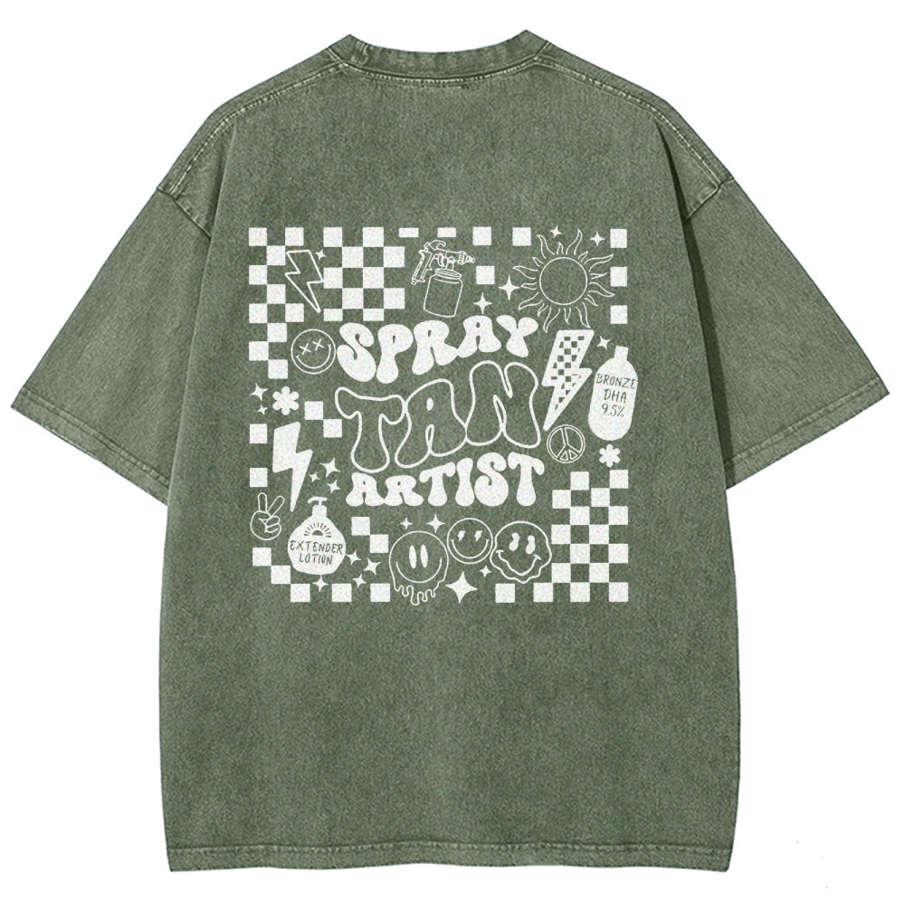 Unisex Fit Washed T-Shirt Customscool 2407003559