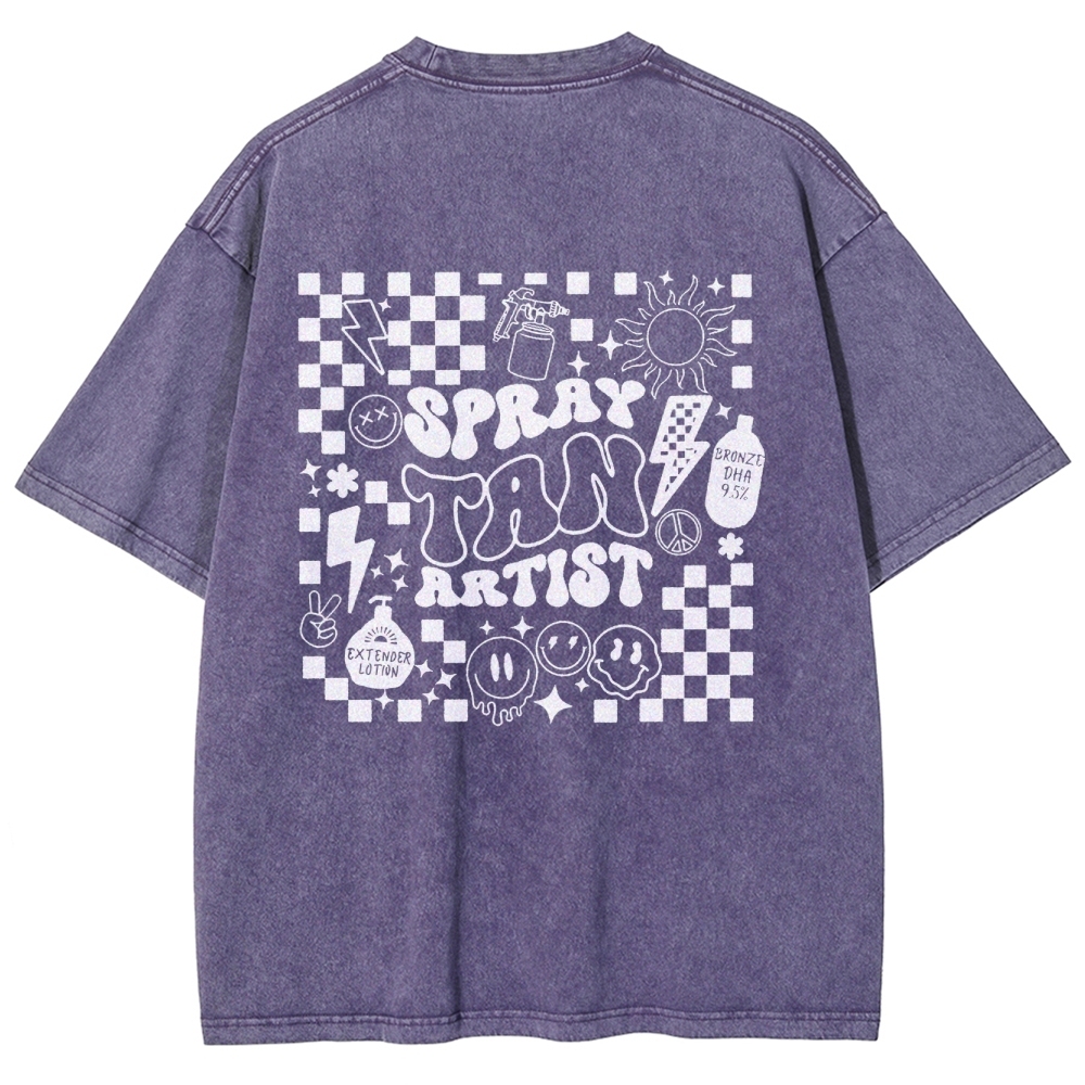 Unisex Fit Washed T-Shirt Customscool 2407003559