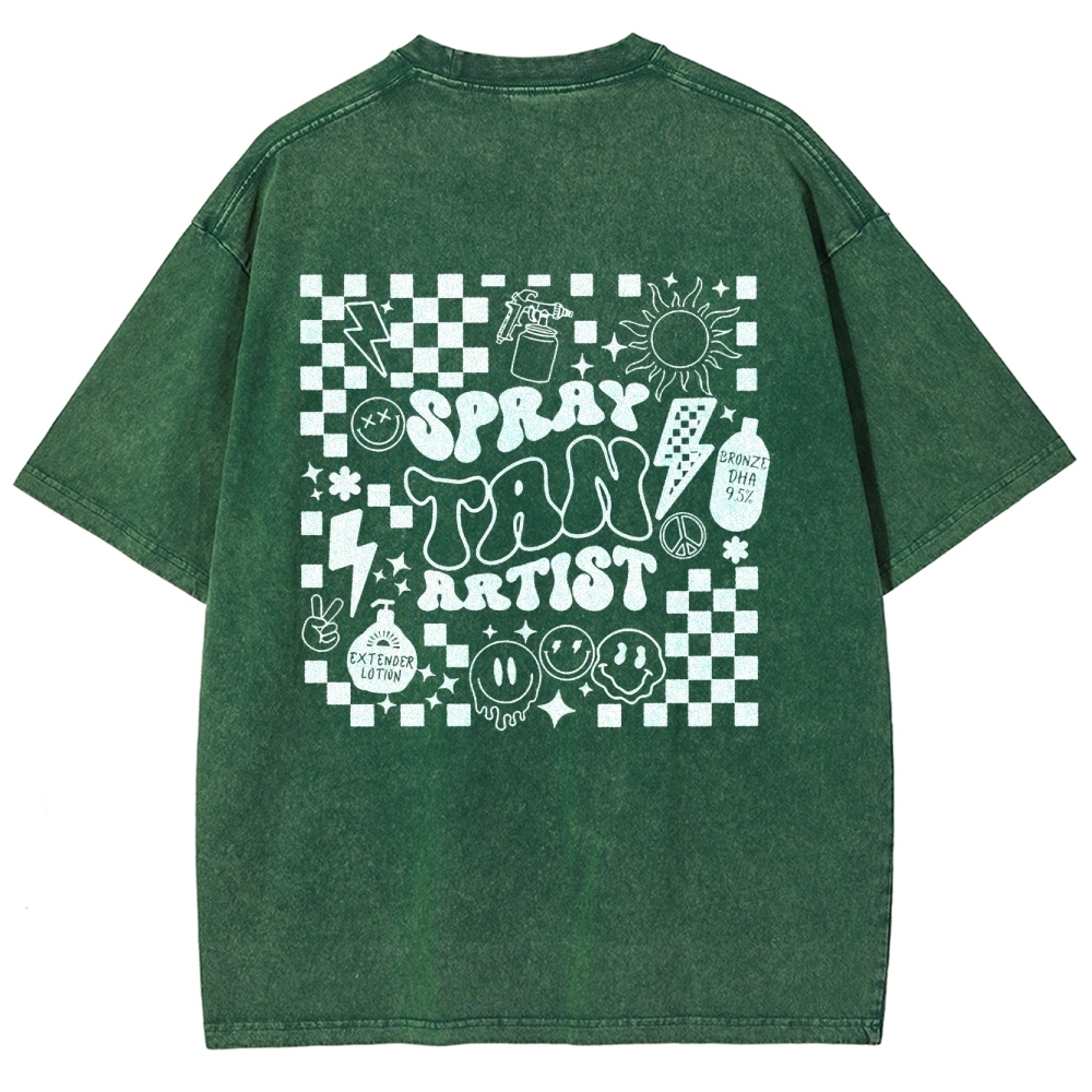 Unisex Fit Washed T-Shirt Customscool 2407003559