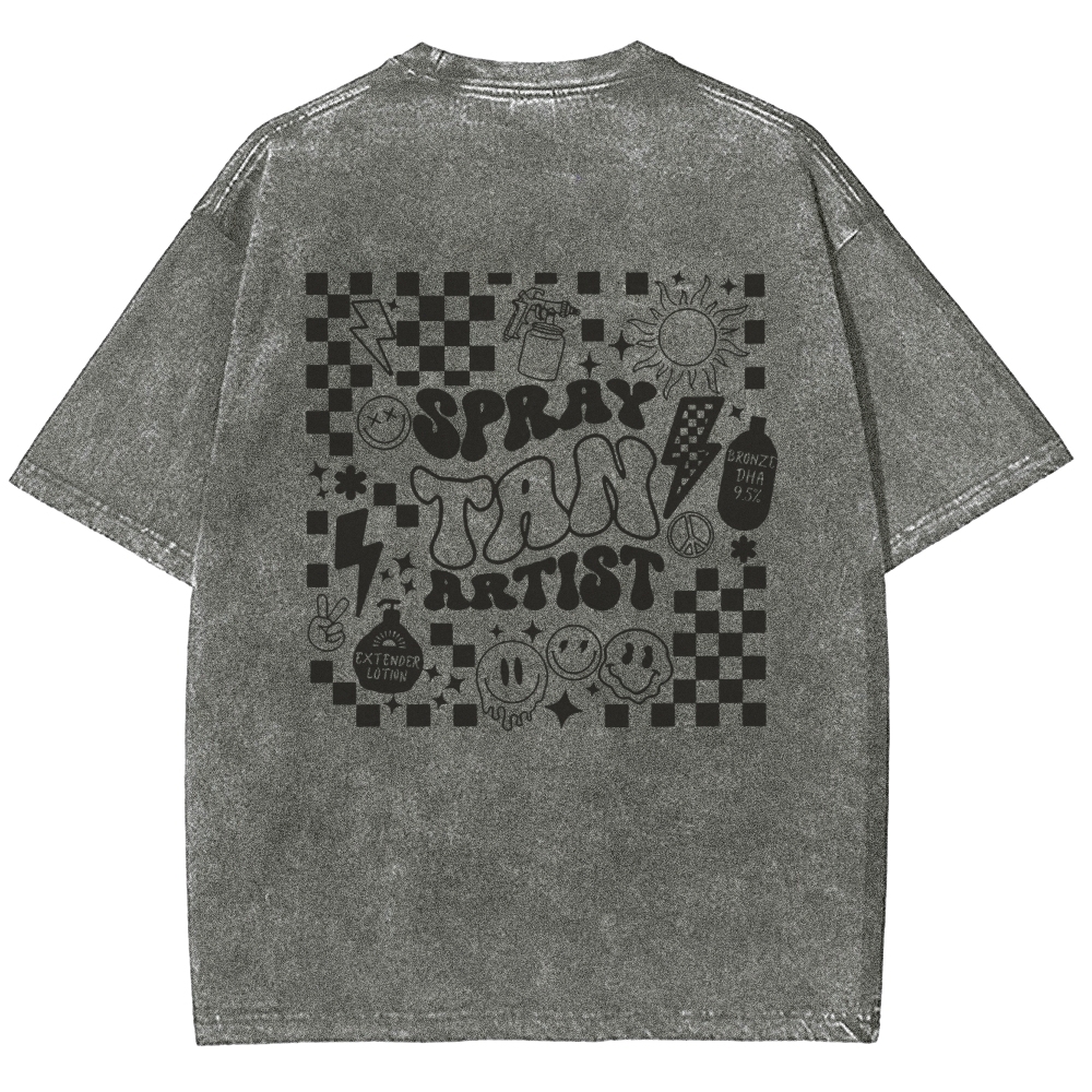 Unisex Fit Washed T-Shirt Customscool 2407003559