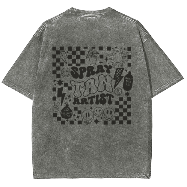 Unisex Fit Washed T-Shirt Customscool 2407003559