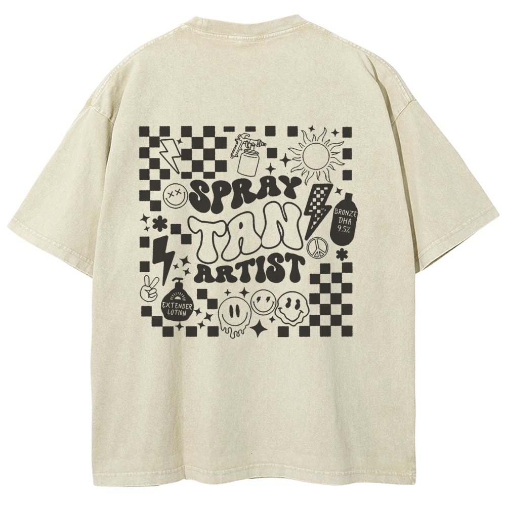 Unisex Fit Washed T-Shirt Customscool 2407003559