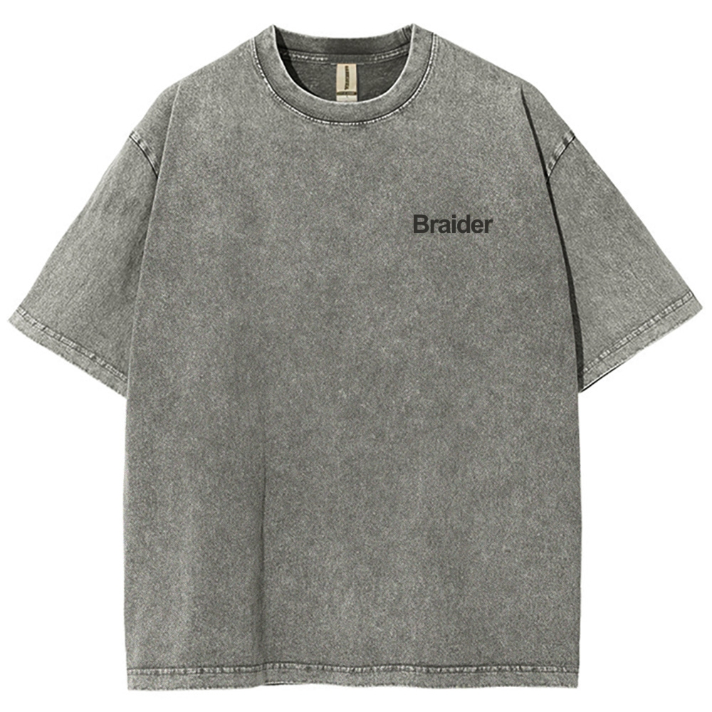Braider Artist Unisex Fit Washed T-Shirt Customscool