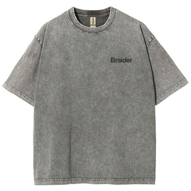Braider Artist Unisex Fit Washed T-Shirt Customscool