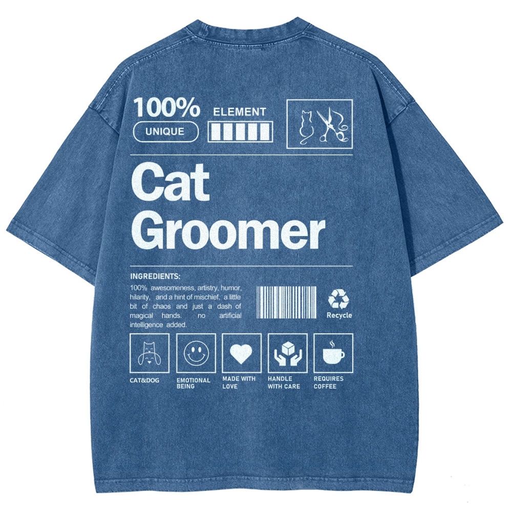 Unisex Fit Washed T-Shirt Customscool