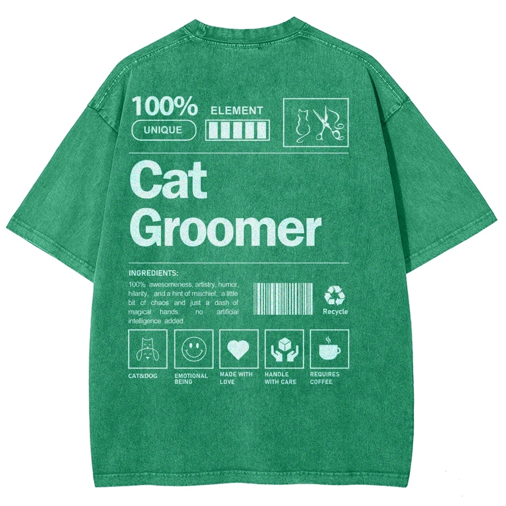 Unisex Fit Washed T-Shirt Customscool