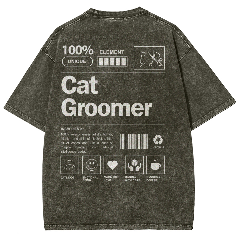 Unisex Fit Washed T-Shirt Customscool