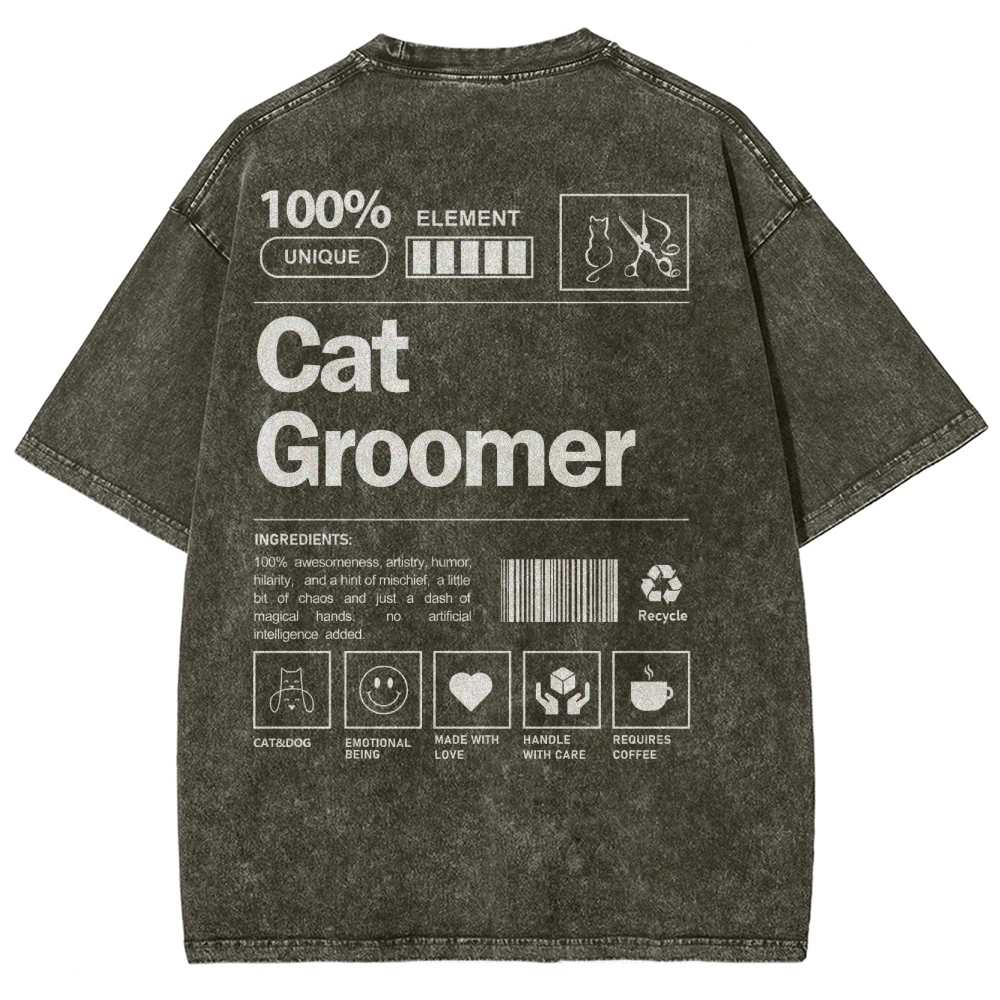 Unisex Fit Washed T-Shirt Customscool