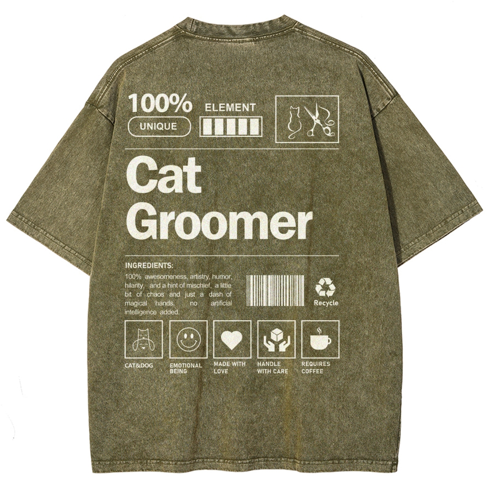 Unisex Fit Washed T-Shirt Customscool