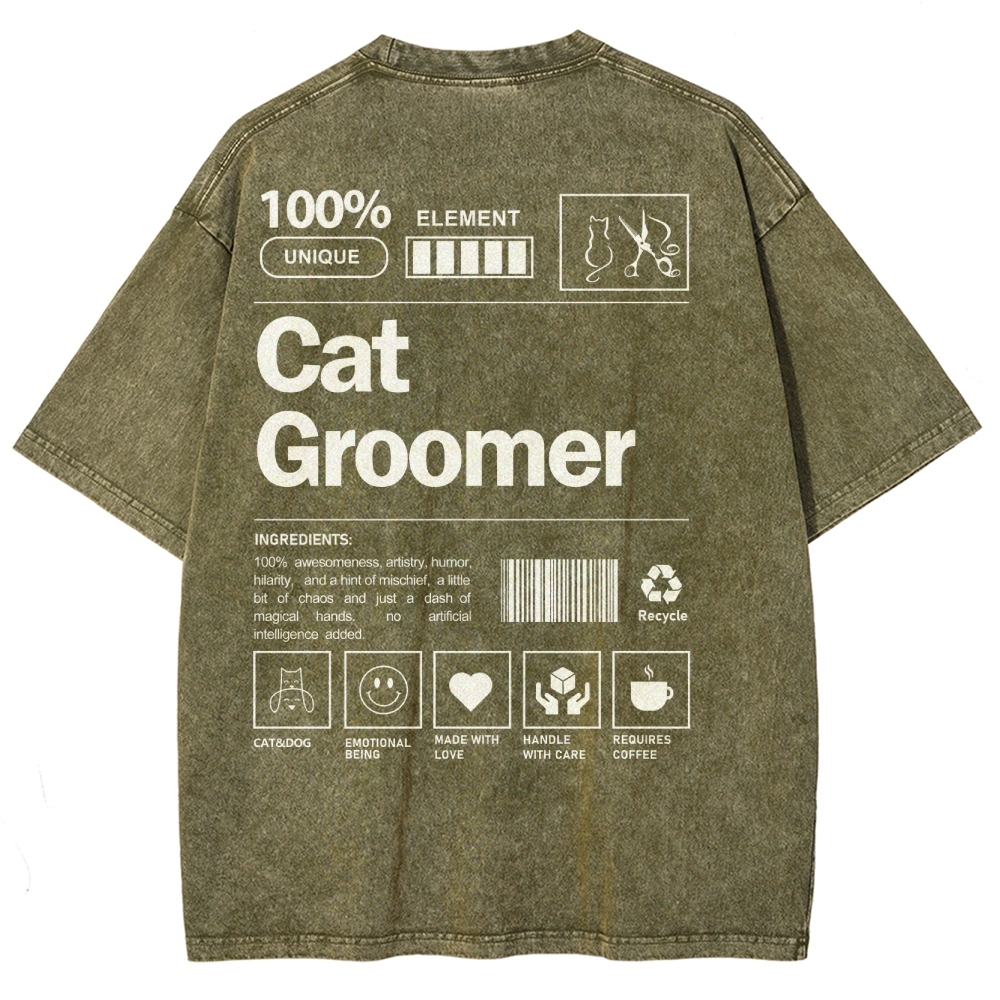 Unisex Fit Washed T-Shirt Customscool