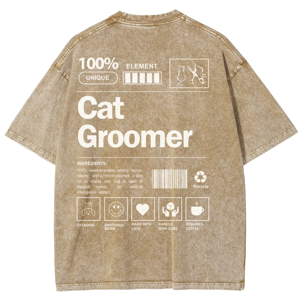 Unisex Fit Washed T-Shirt Customscool