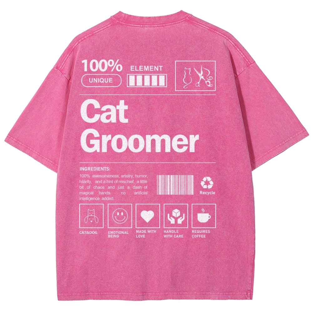 Unisex Fit Washed T-Shirt Customscool