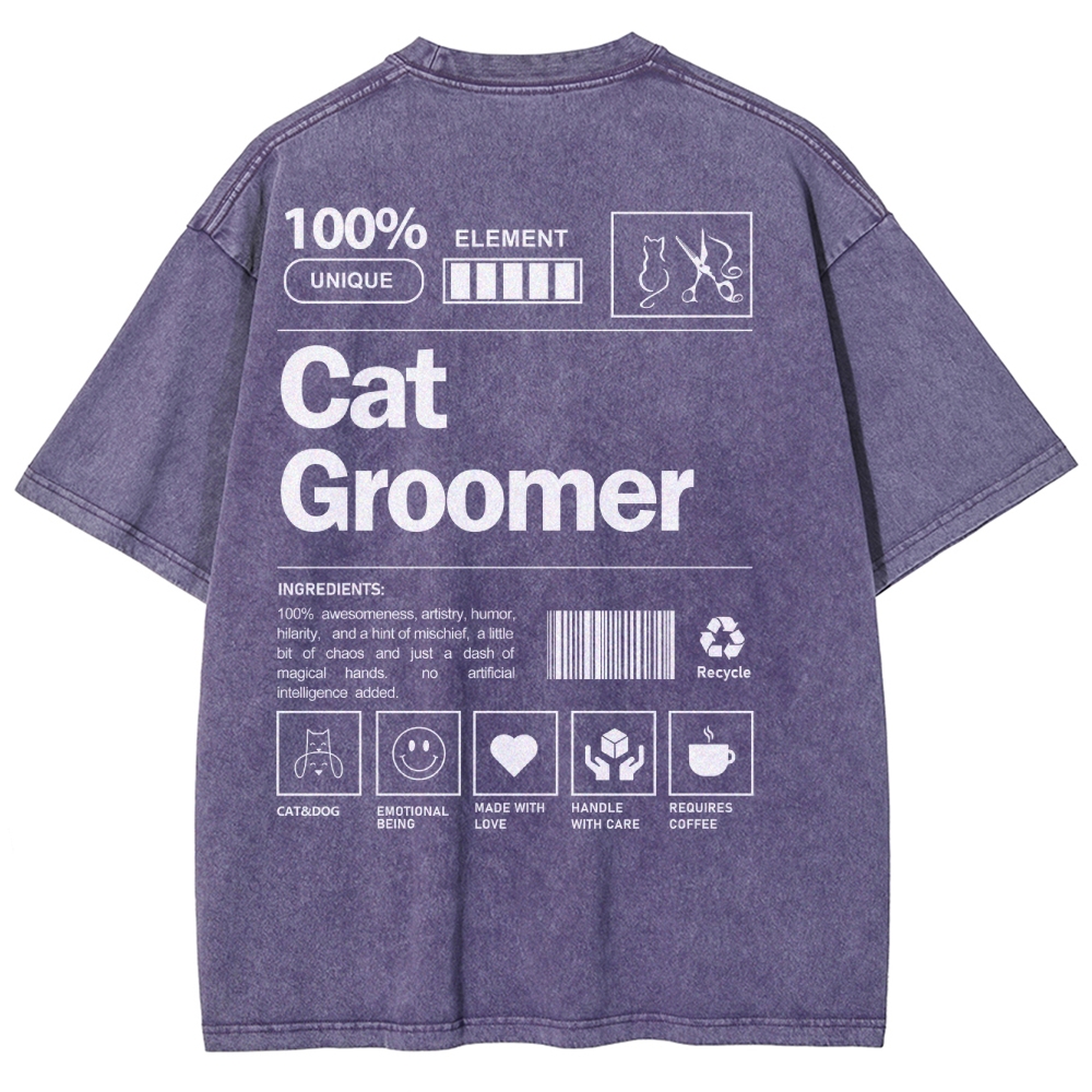 Unisex Fit Washed T-Shirt Customscool
