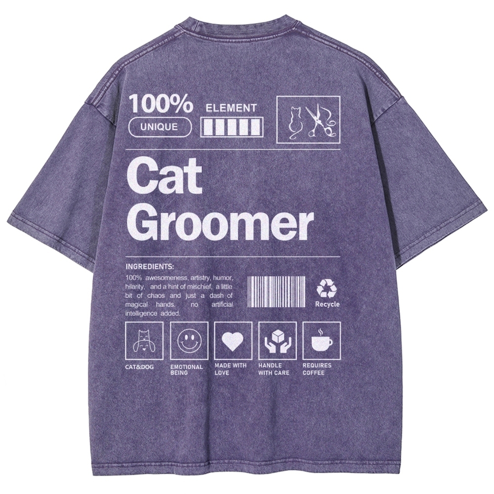 Unisex Fit Washed T-Shirt Customscool