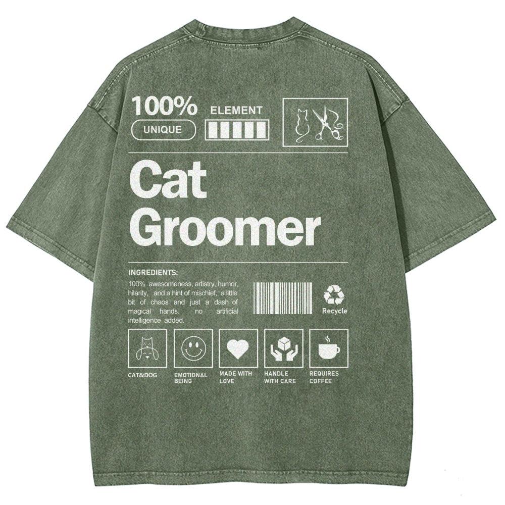 Unisex Fit Washed T-Shirt Customscool