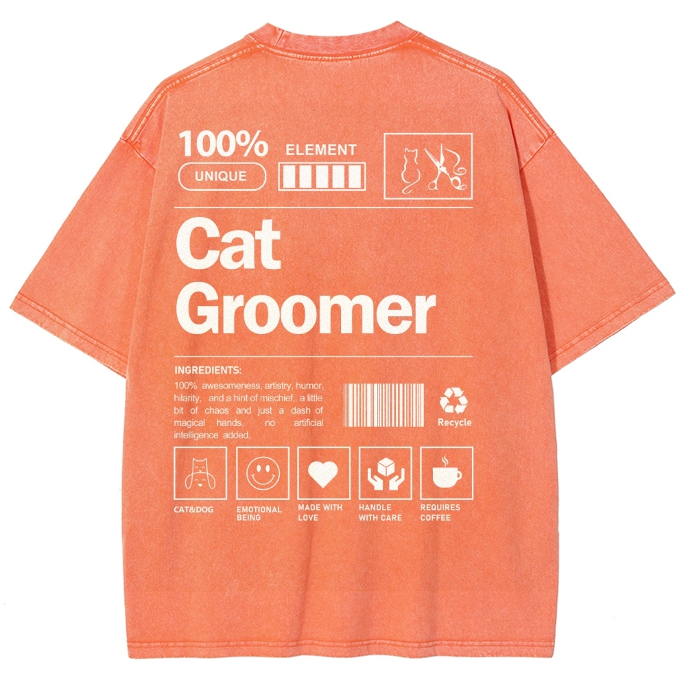 Unisex Fit Washed T-Shirt Customscool