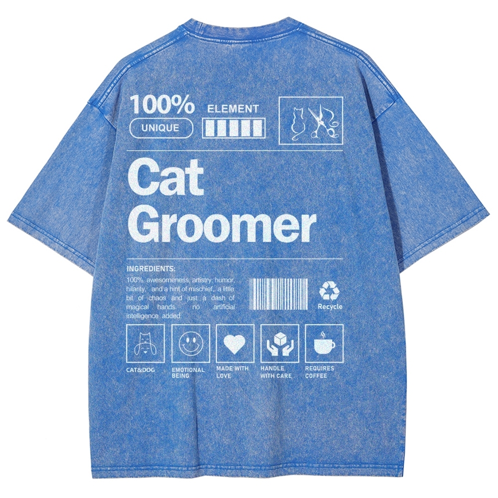 Unisex Fit Washed T-Shirt Customscool