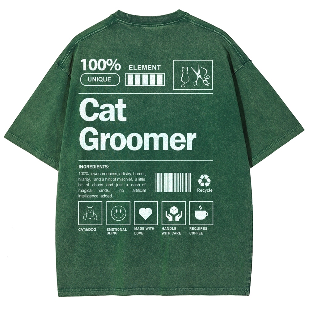 Unisex Fit Washed T-Shirt Customscool