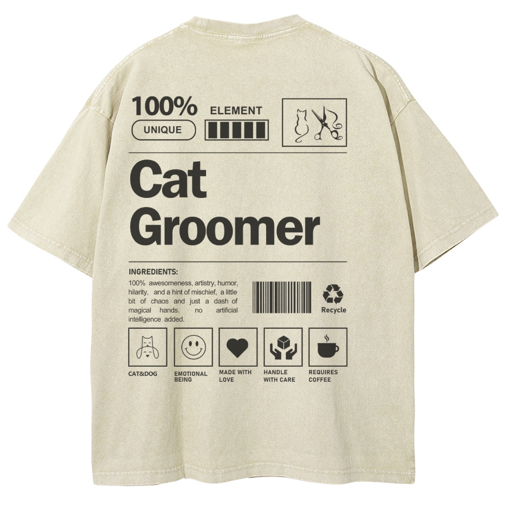 Unisex Fit Washed T-Shirt Customscool