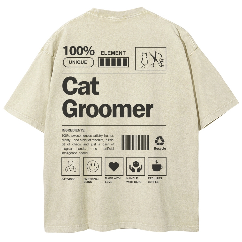 Unisex Fit Washed T-Shirt Customscool