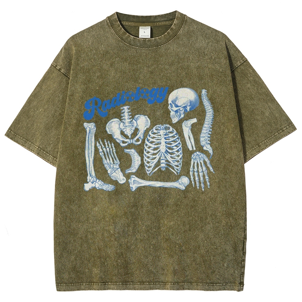 Ridiology Unisex Fit Washed T-Shirt Customscool