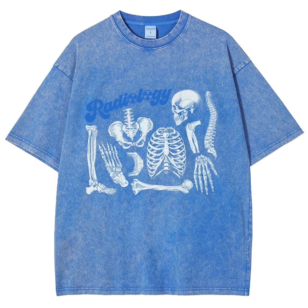 Ridiology Unisex Fit Washed T-Shirt Customscool