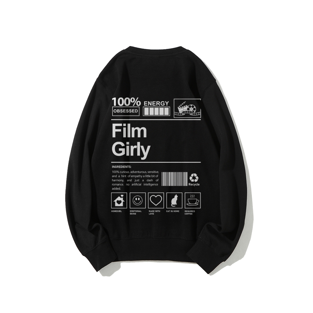 Film Giry Casual Crewneck Sweatshirt