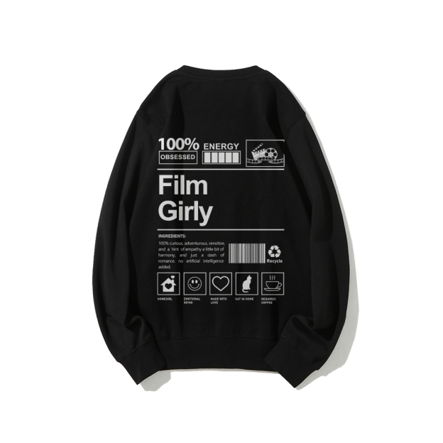 Film Giry Casual Crewneck Sweatshirt